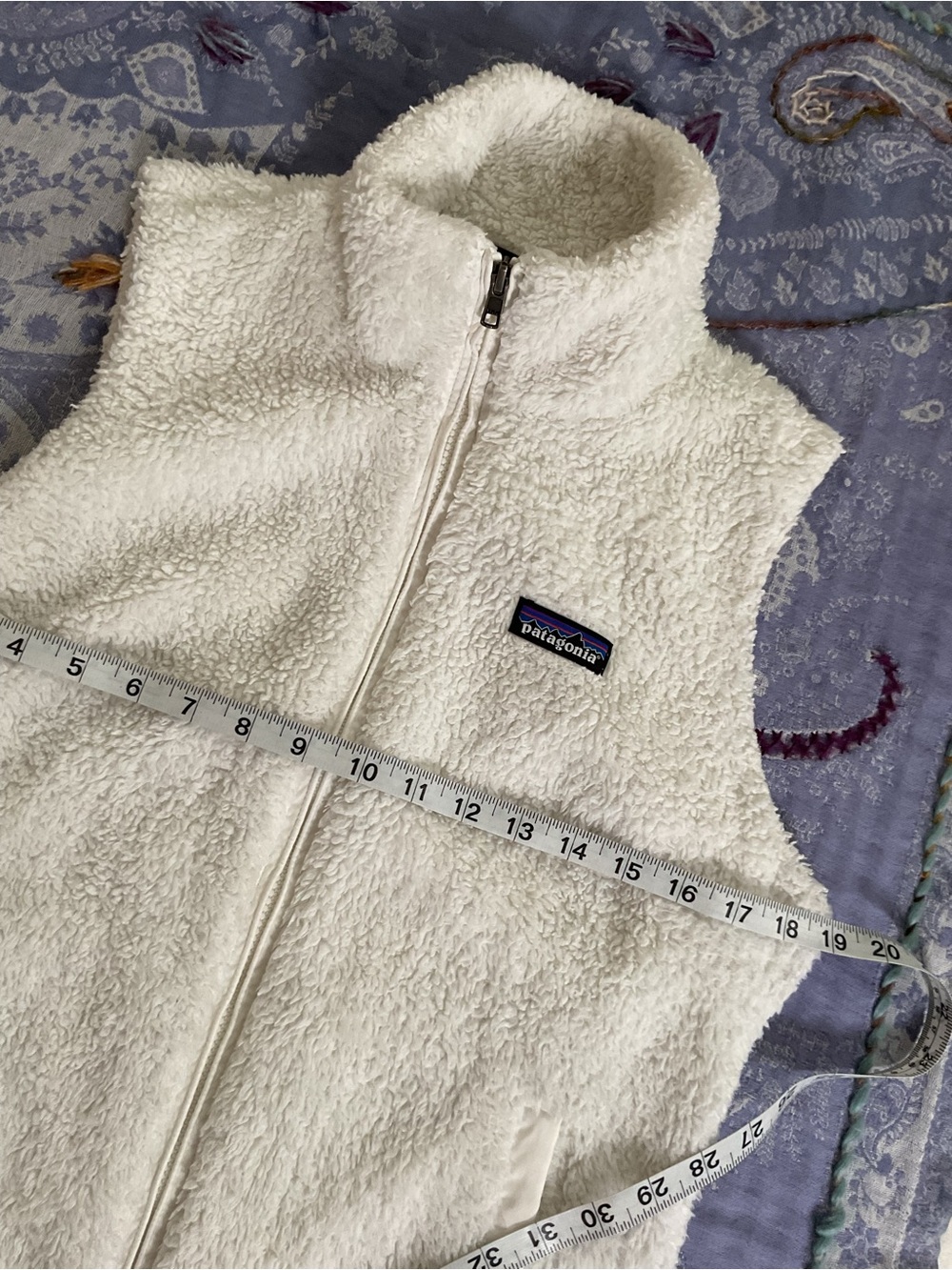 Patagonia Los Gatos Fleece Vest Birch White BCW Medium Fall 2019 - Picture 13 of 14